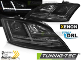AUDI TT 06-10 8J BLACK LED SEQ HID DRL Tuning-Tec Fényszóró