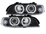 BMW E39 (Évj.: 1995 - 2000) Angel Eye LED-es Első Fényszóró, Lámpa, (Gyárilag Xenon-oshoz) by Dectane 