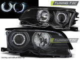 BMW E46 Első Fényszóró Lámpa, Tuning-Tec, CCFL Neon Angel Eyes (Évj.: 1999.04 - 2001.08) 