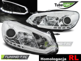 VW Golf 6 Első Lámpa, Tuning-Tec, Led Tube Lights (Évj.: 2008.10 -től) 