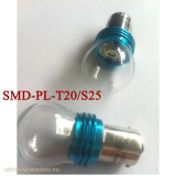 SMD CREE LED-es Izzó 21/5W, (Piros), 2db 