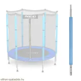 Neo-Sport trambulin alsó rúd, külső hálóval szerelthez,140 cm, kék