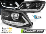VW TOURAN II 08.10-15 BLACK TUBE LIGHT TRU DRL Tuning-Tec Fényszóró