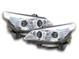 Angel Eye Fényszóró  LED Xenon BMW széria: 5 E60/E61 évjárat: 03-04 króm