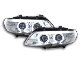 Nappali menetfényes fényszóró CCFL Xenon BMW X5 E53 évjárat: 03-06 króm