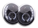 Nappali menetfényes fényszóró LED-es (DRL kinézet) Mini Cooper típus: R50 évjárat: 01-06 fekete