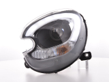 fényszórók Xenon nappali menetfény LED DRL kinézet  Mini Countryman R60 10-17 évjárat fekete