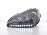 Nappali menetfényes fényszóró LED-es (DRL kinézet) Porsche Cayenne évjárat: 03-07 fekete