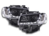 Nappali menetfényes fényszóró LED-es (DRL kinézet) VW Bus T4 évjárat: 96-03 fekete