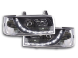 Nappali menetfényes fényszóró LED-es (DRL kinézet) VW Bus T4 évjárat: 90-03 fekete