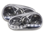 Nappali menetfényes fényszóró  VW Golf 4 típus: 1J évjárat: 98-03 króm