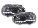 DRL Nappali menetfényes fényszóró VW Golf 4 évjárat: 97-03 fekete RHD