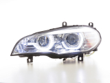 fényszórók Xenon nappali menetfény LED nappali menetfény BMW X5 E70 évjárat: 06-10 króm