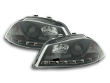 Nappali menetfényes fényszóró  Seat Ibiza típus: 6L évjárat: 03-08 fekete