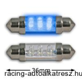 Ledes izzó-füzér, kék, 6 LED/1.8mm, 36mm, 0.48 W, DC12 V (2pc.)
