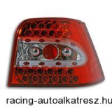 Hátsólámpa készlet - LED, VW Golf 4 97-03, átlátszó/vörös