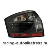 Hátsó lámpák, LED, Audi A4 01-, átlátszó/fekete