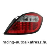 Hátsó lámpák, LED, Opel Astra H sedan 04-, vörös/króm