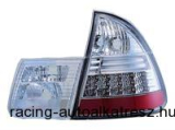 Hátsó lámpák, LED, BMW E46 Touring 99-02, átlátszó/króm