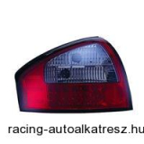 Hátsó lámpák, LED, Audi A6 C5 97-04, átlátszó/vörös/fekete
