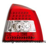 Hátsólámpa készlet - LED, Opel Astra G 98-03, vörös/átlátszó