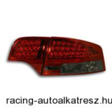 Hátsólámpa készlet - LED, Audi A4 B7 04-08, vörös/fekete