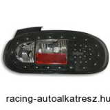 Hátsólámpa készlet - LED, Mazda MX5 NB 98-05, átlátszó/fekete