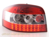 Audi A3, 8P típus (03-05 évjárat) LED-es hátsó lámpa vörös/átlátszó