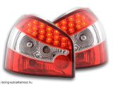 Audi A3 (8L) (96-04 évjárat) vörös/átlátszó LED-es hátsó lámpa
