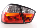 BMW 3 sorozat szedán, E90 típus (05-08 évjárat) LED-es hátsó lámpa vörös/átlátszó