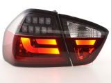 BMW 3 sorozat E90 szedán (05-08 évjárat) vörös/fekete LED-es hátsó lámpa