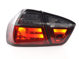 BMW 3 sorozat E90 szedán (05-08 évjárat) vörös/fekete LED-es hátsó lámpa