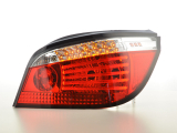 BMW 5er E60 Limo (08-09 évjárat) vörös/átlátszó LED-es hátsó lámpa