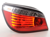 BMW 5 sorozat szedán, E60 típus (03 évjárattól) LED-es hátsó lámpa vörös/átlátszó