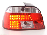 BMW 5 sorozat szedán, E39 típus (95-00 évjárat) LED-es hátsó lámpa vörös/átlátszó