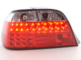 BMW 7, sorozat E38 típus (95 évjárattól) vörös/átlátszó LED-es hátsó lámpa