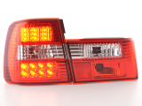 BMW 5, sorozat E34 típus (88-94 évjárat) LED-es hátsó lámpa vörös/átlátszó