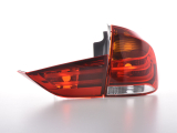 BMW X1 E84 (09-13 évjárat) vörös/átlátszó LED-es hátsó lámpa