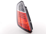 Fiat Grande Punto, 199 típus (05 évjárattól) LED-es hátsó lámpa vörös/átlátszó