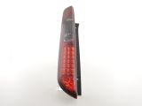 Ford Focus 2 5 ajtós (04-08 évjárat) vörös/fekete LED-es hátsó lámpa