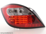 Opel Astra H 5 ajtós (04 évjárattól) LED-es hátsó lámpa vörös/átlátszó
