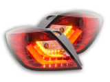 Opel Astra H GTC (04-08 évjárat) vörös/átlátszó LED-es hátsó lámpa