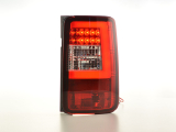 VW Caddy 2K (03-15 évjárat) vörös/átlátszó LED-es hátsó lámpa fénysor