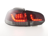 VW Golf 6 (1K) (08-13 évjárat) vörös/fekete LED-es hátsó lámpa