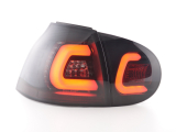 VW Golf 5 (03-08 évjárat) fekete LED-es hátsó lámpa