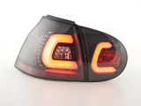 VW Golf 5 (03-08 évjárat) fekete LED-es hátsó lámpa