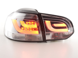 VW Golf 6, 1K típus (2008-2012 évjárat) króm LED-es hátsó lámpa