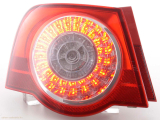 VW Passat szedán, 3C típus (05-10 évjárat) bal hátsó lámpa vörös/átlátszó