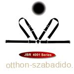 JBR-4001-3BK 3 colos kör-csattos sport öv