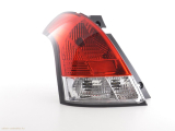 Suzuki Swift (05-08 évjárat) vörös/átlátszó hátsó lámpa